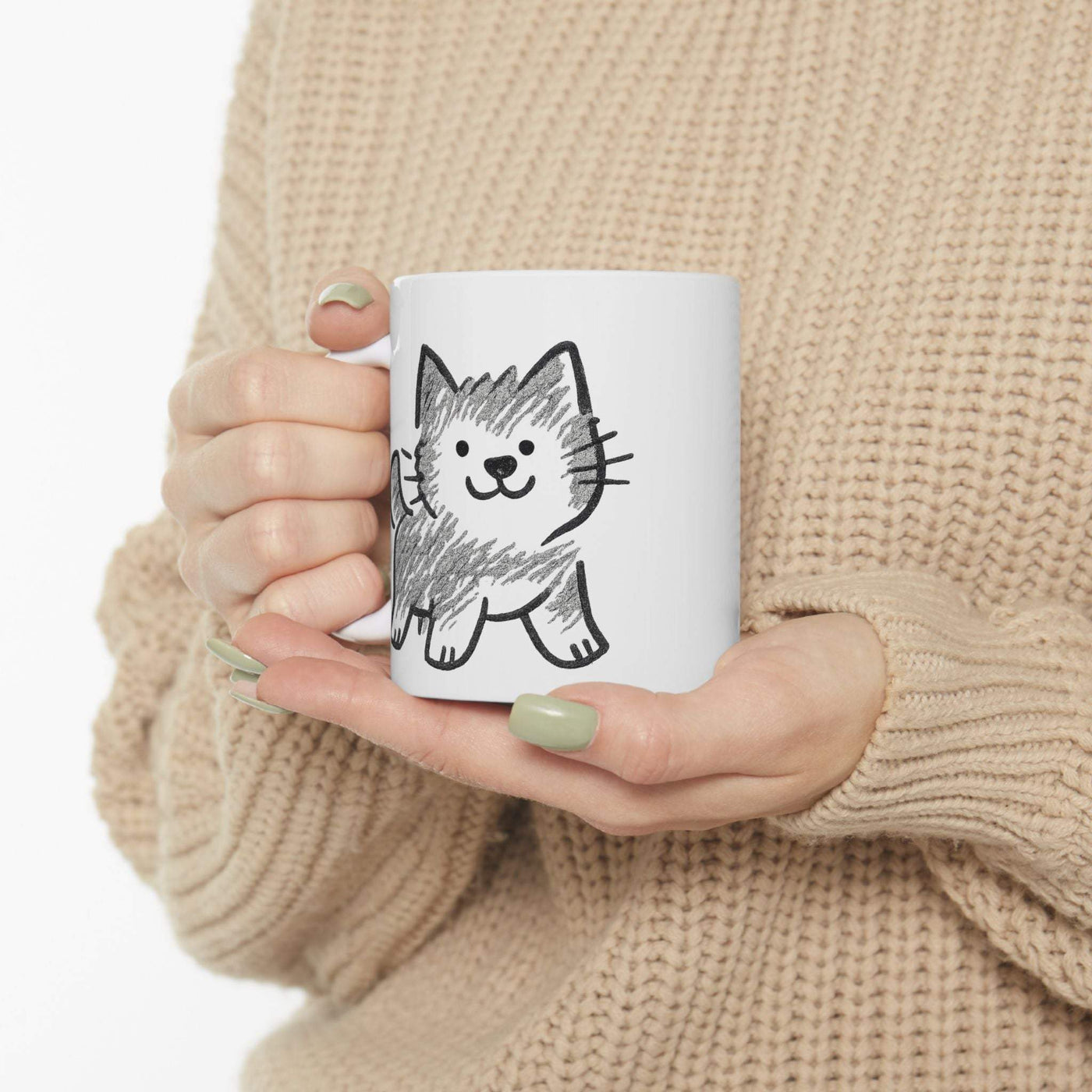 Minimalist Cat Art