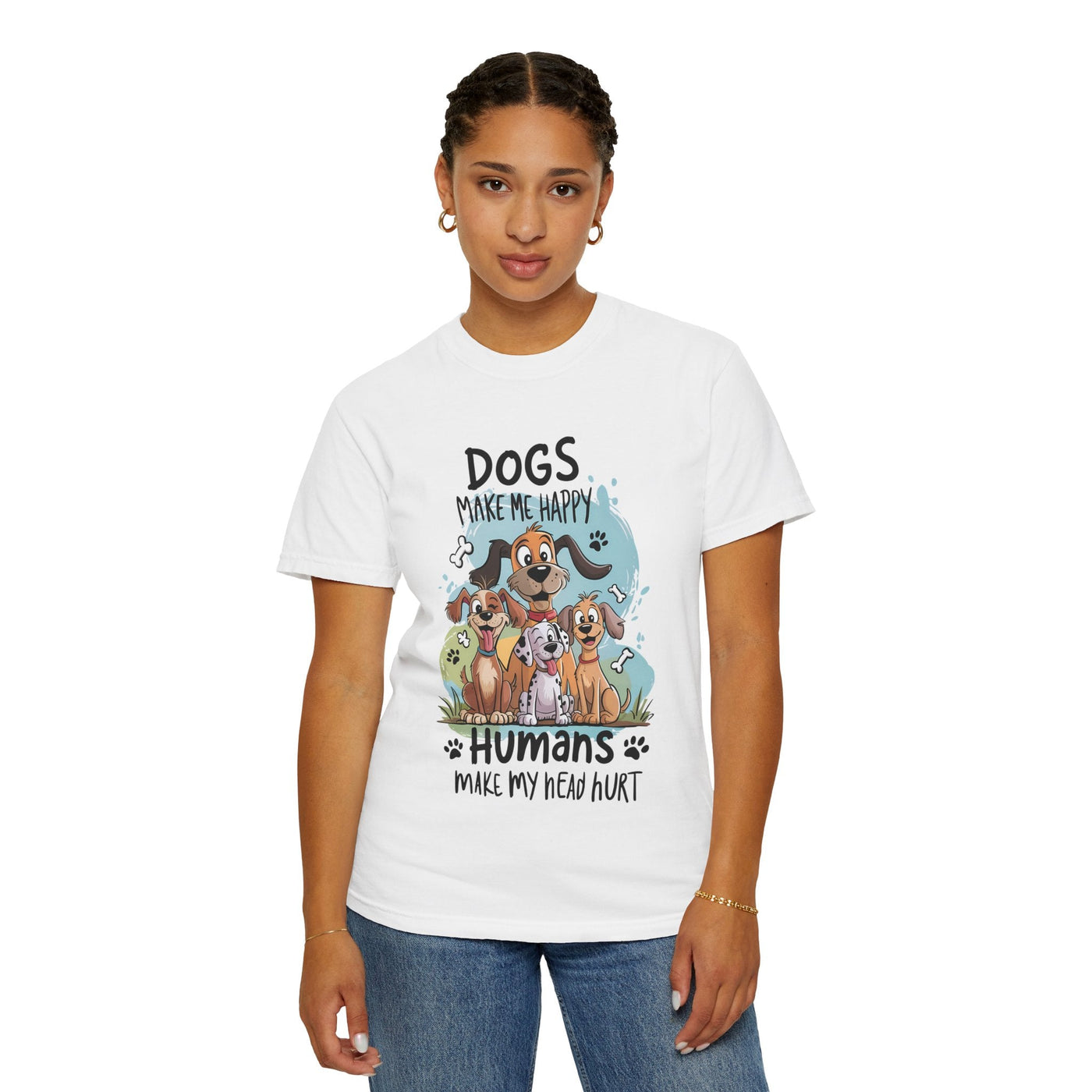 Dog Lovers Unisex T-Shirt, Fun Pet Graphic Tee, Great Gift for Animal Lovers, Casual Wear, Dog-Themed Birthday & Holiday Apparel Printify