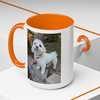 Custom Dog Photo Mug - Personalized Pet Lover Gift, Coffee Cup with Your Pet's Picture, Unique Keepsake for Dog Moms & Dads, Dog Lover Gift, Printify