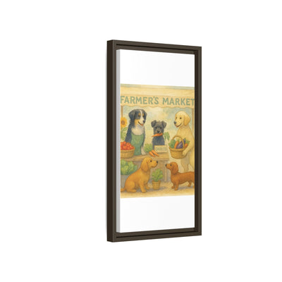 Framed Dog Art Print, Colorful Pet Decor, Animal Lover Gift, Farmhouse Wall Art, Dog Lover Home Decoration Printify