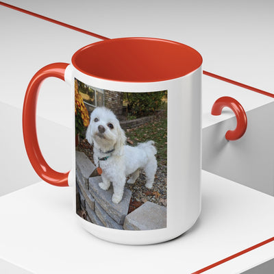 Custom Dog Photo Mug - Personalized Pet Lover Gift, Coffee Cup with Your Pet's Picture, Unique Keepsake for Dog Moms & Dads, Dog Lover Gift, Printify