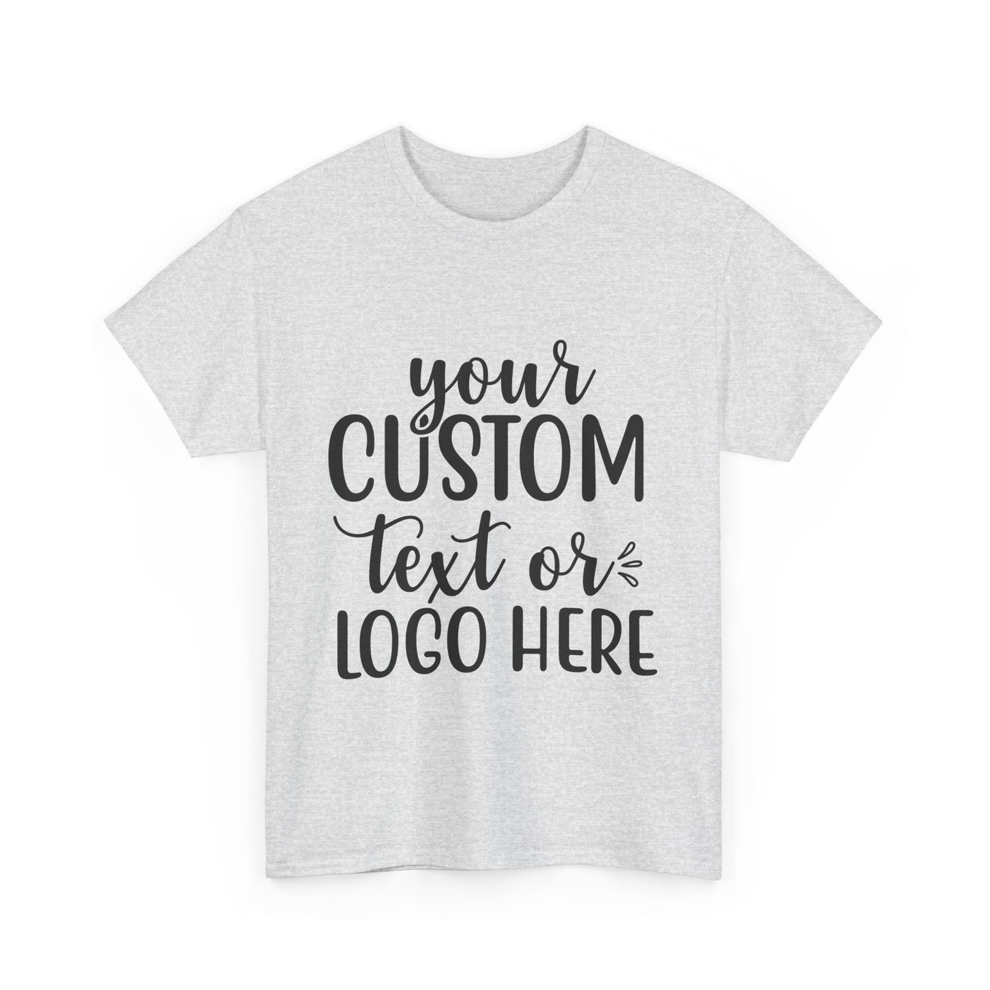 Customizable Unisex Tee with Your Text or Logo, Personalizable Gift, Casual Wear, Graphic Tee, Unique Shirt, Birthday Gift Printify