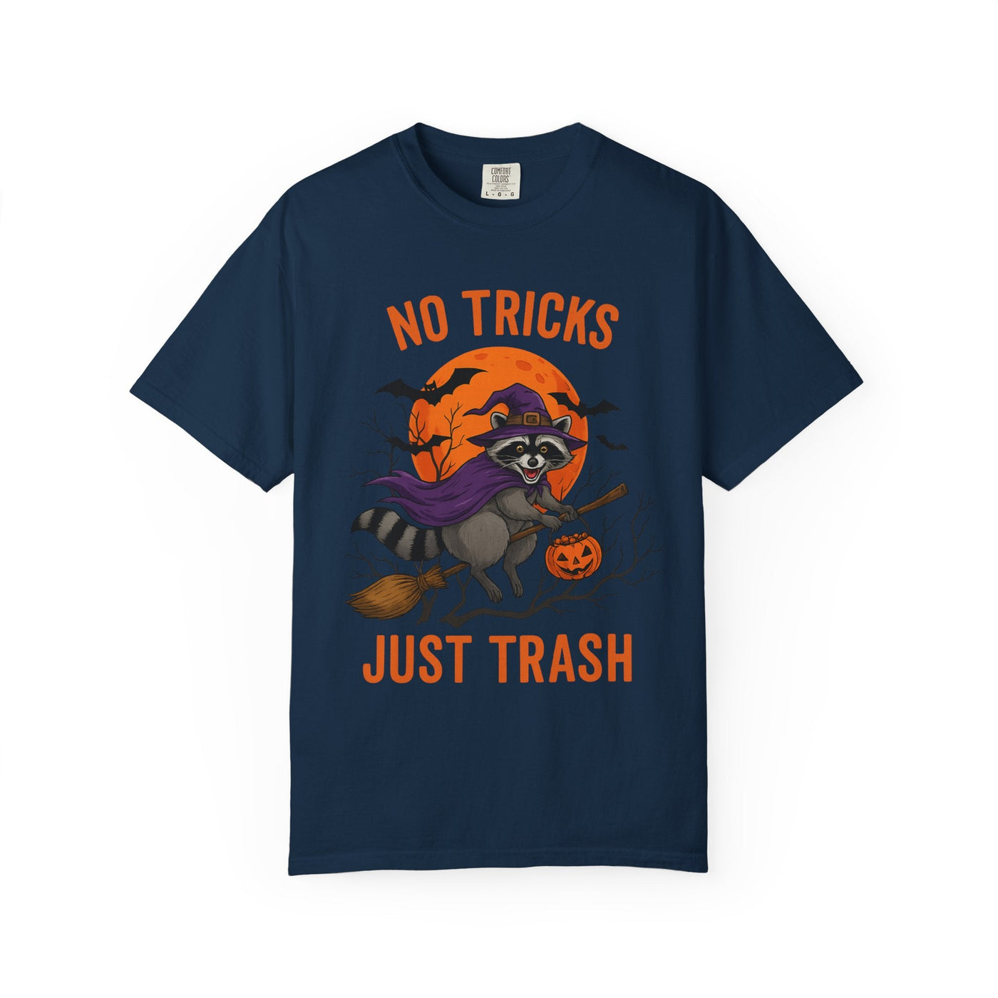Halloween Raccoon T-shirt, Unisex Tee, Spooky Season Shirt, Autumn Apparel, Trick-or-Treat Costume Printify