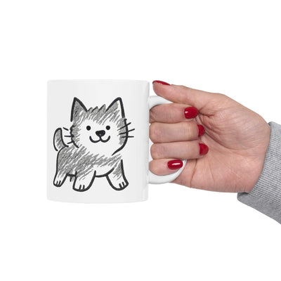 Minimalist Cat Art