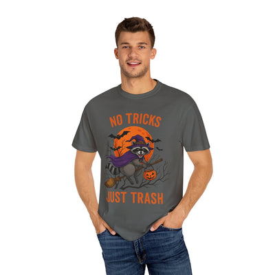 Halloween Raccoon T-shirt, Unisex Tee, Spooky Season Shirt, Autumn Apparel, Trick-or-Treat Costume Printify