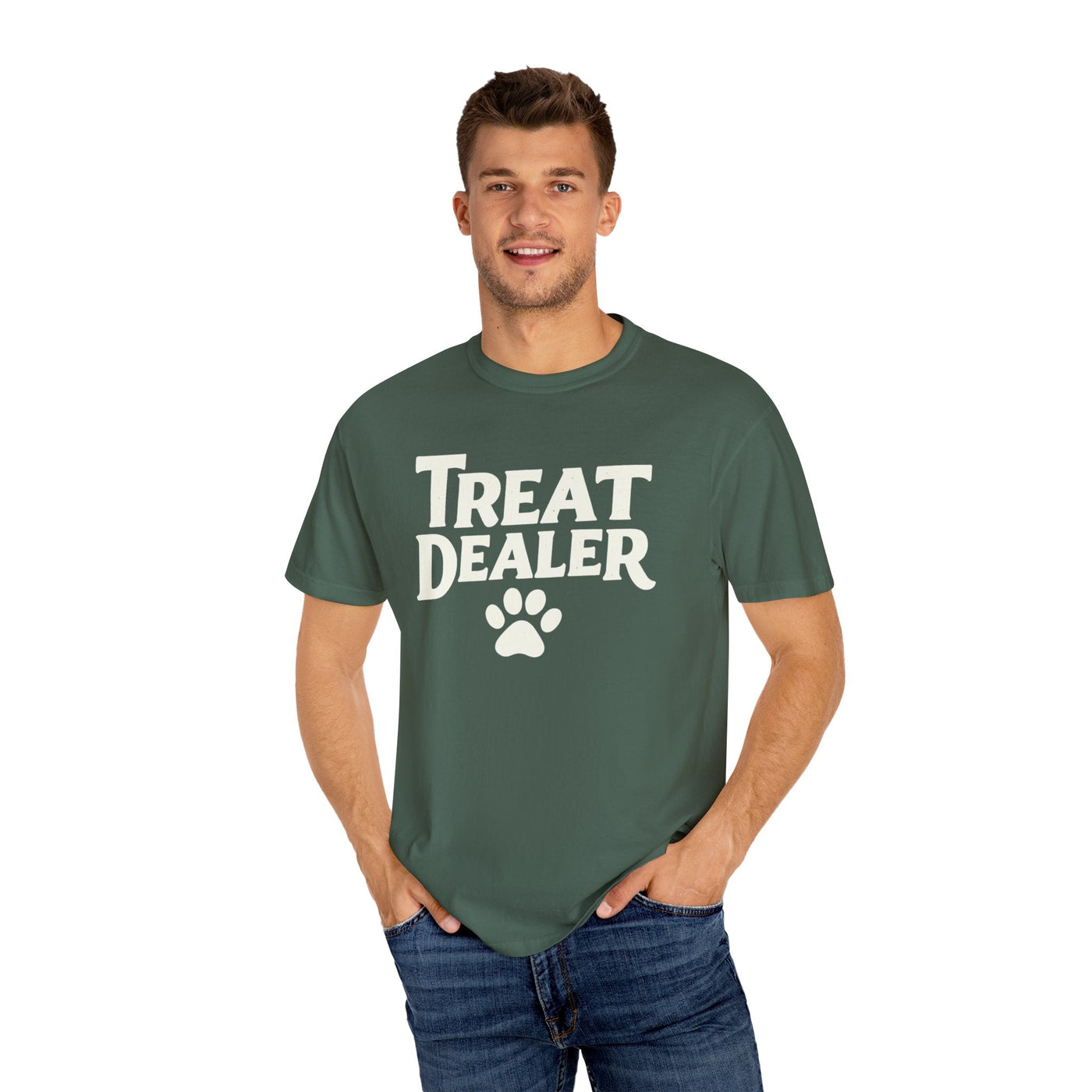 TREAT DEALER Unisex T-Shirt | Vintage Style Dog Lover Apparel Printify