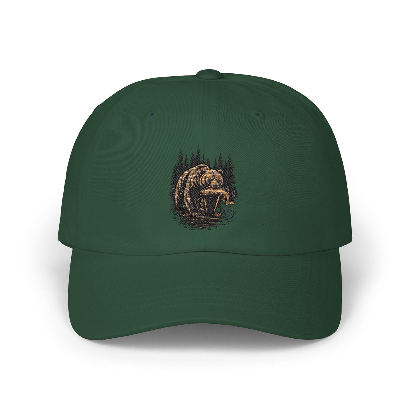 Classic Nature Bear Dad Cap, Hiking Hat, Outdoor Adventure Cap, Gifts for Dad, Summer Fashion Accessories Printify