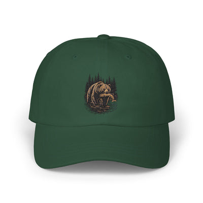 Classic Nature Bear Dad Cap, Hiking Hat, Outdoor Adventure Cap, Gifts for Dad, Summer Fashion Accessories Printify