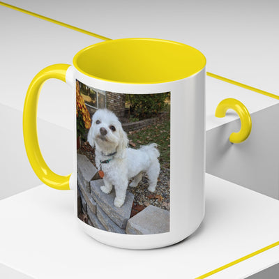 Custom Dog Photo Mug - Personalized Pet Lover Gift, Coffee Cup with Your Pet's Picture, Unique Keepsake for Dog Moms & Dads, Dog Lover Gift, Printify