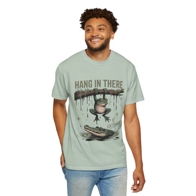Funny Frog Survival T-shirt, Animal Lover Gift, Humor Tee, Unisex Cotton Shirt, Sarcastic Inspirational Top Printify