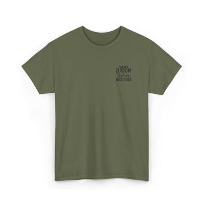 Custom Unisex Heavy Cotton Tee, Personalized T-Shirt, Unique Gift for Him or Her, Casual Wear, Everyday Tee, Graphic Tee Printify