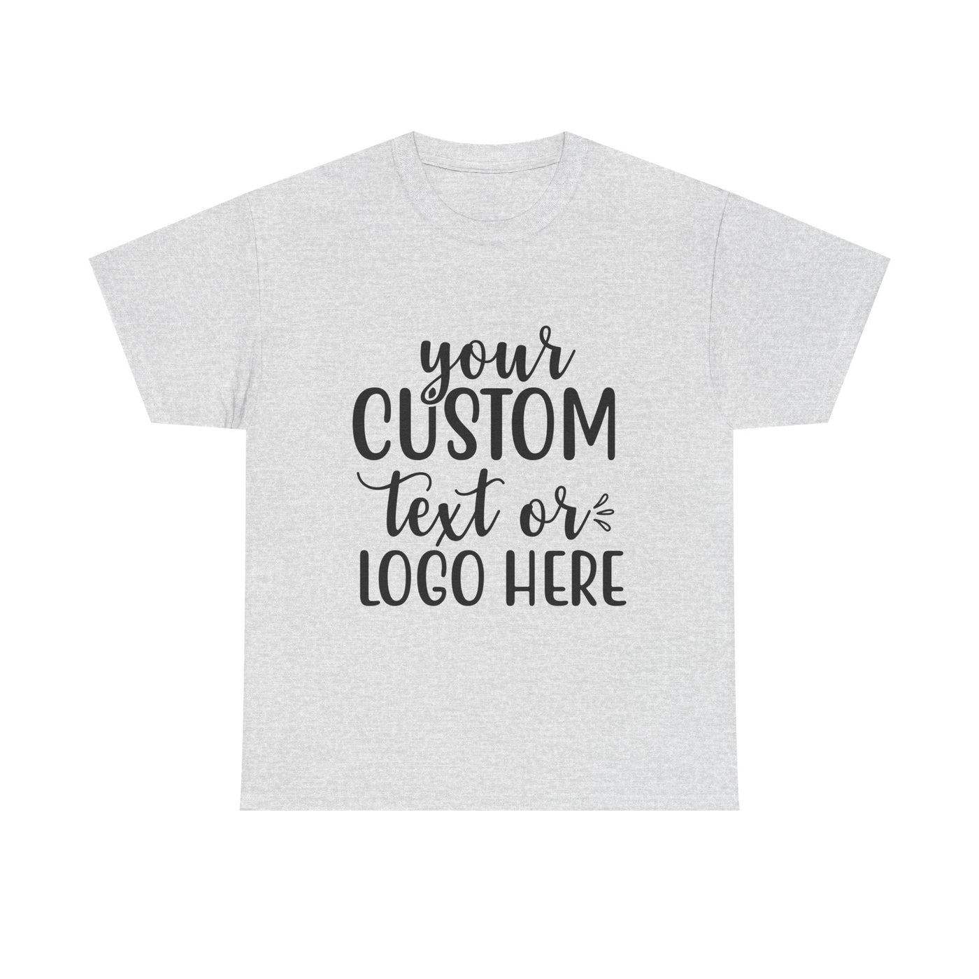 Customizable Unisex Tee with Your Text or Logo, Personalizable Gift, Casual Wear, Graphic Tee, Unique Shirt, Birthday Gift Printify