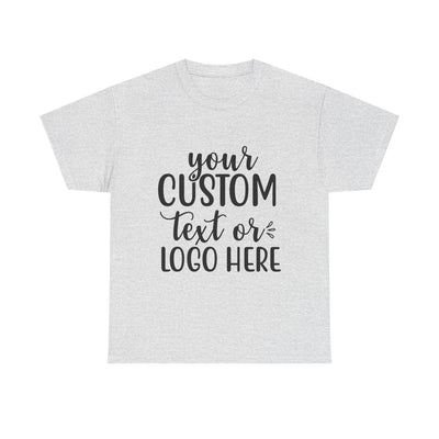 Customizable Unisex Tee with Your Text or Logo, Personalizable Gift, Casual Wear, Graphic Tee, Unique Shirt, Birthday Gift Printify