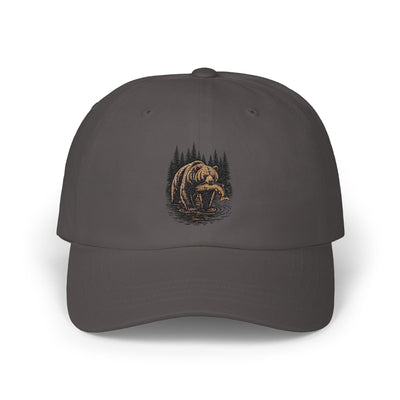 Classic Nature Bear Dad Cap, Hiking Hat, Outdoor Adventure Cap, Gifts for Dad, Summer Fashion Accessories Printify