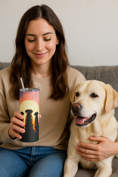 Rescue Is My Favorite Breed Tumbler, Dog Lover Gift, Pet Adoption Quote Cup, Insulated Travel Mug, Animal Rescue Themed Drinkware Printify