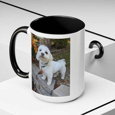 Custom Dog Photo Mug - Personalized Pet Lover Gift, Coffee Cup with Your Pet's Picture, Unique Keepsake for Dog Moms & Dads, Dog Lover Gift, Printify