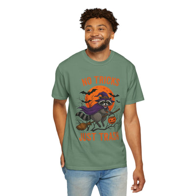 Halloween Raccoon T-shirt, Unisex Tee, Spooky Season Shirt, Autumn Apparel, Trick-or-Treat Costume Printify