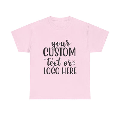 Customizable Unisex Tee with Your Text or Logo, Personalizable Gift, Casual Wear, Graphic Tee, Unique Shirt, Birthday Gift Printify