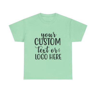 Customizable Unisex Tee with Your Text or Logo, Personalizable Gift, Casual Wear, Graphic Tee, Unique Shirt, Birthday Gift Printify