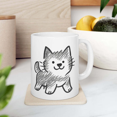 Minimalist Cat Art