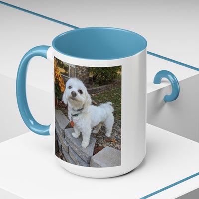 Custom Dog Photo Mug - Personalized Pet Lover Gift, Coffee Cup with Your Pet's Picture, Unique Keepsake for Dog Moms & Dads, Dog Lover Gift, Printify