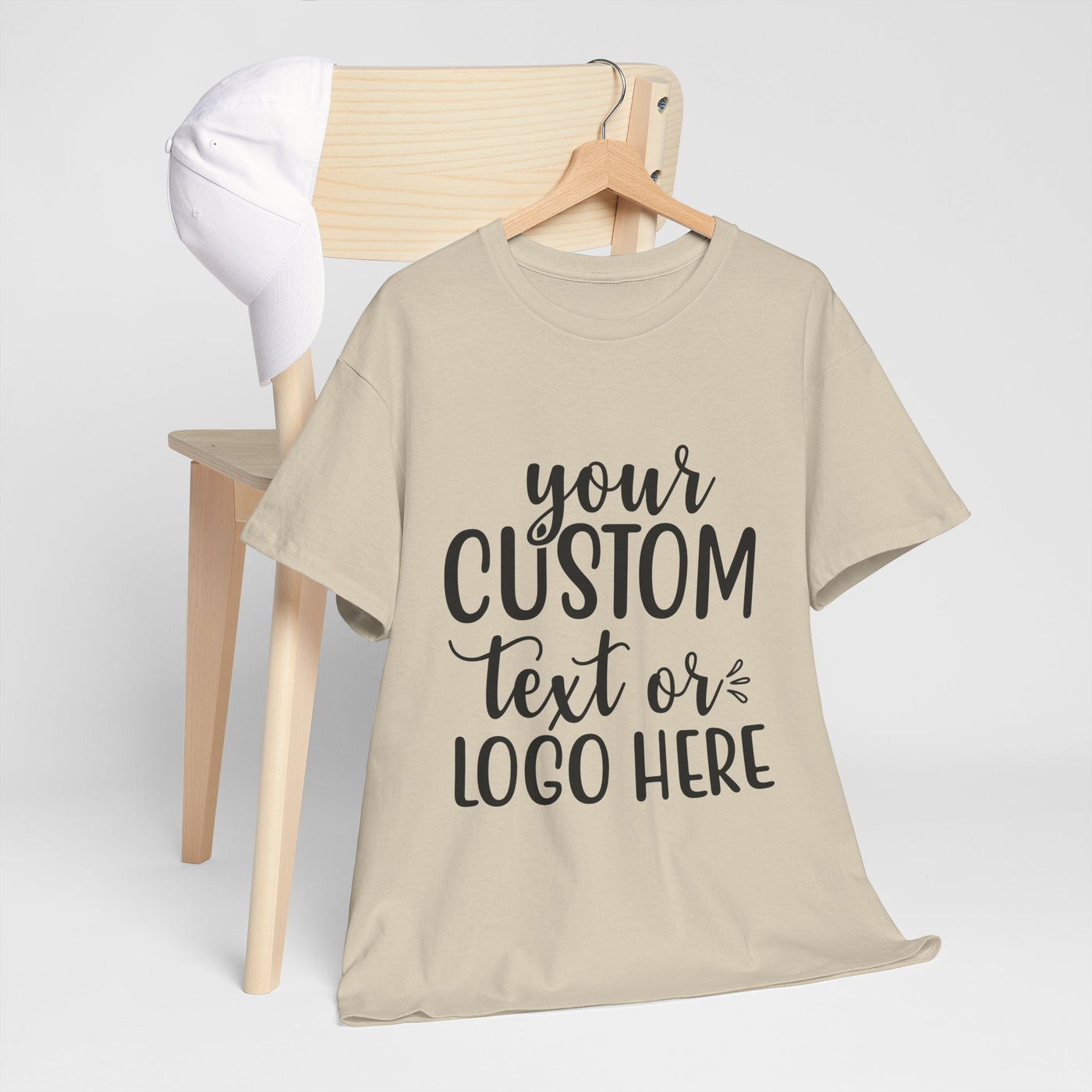 Customizable Unisex Tee with Your Text or Logo, Personalizable Gift, Casual Wear, Graphic Tee, Unique Shirt, Birthday Gift Printify