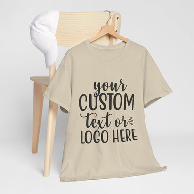 Customizable Unisex Tee with Your Text or Logo, Personalizable Gift, Casual Wear, Graphic Tee, Unique Shirt, Birthday Gift Printify
