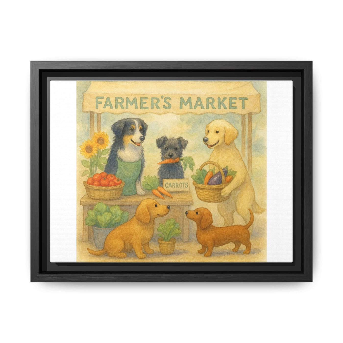 Matte Canvas, Framed (Multi-color) Printify