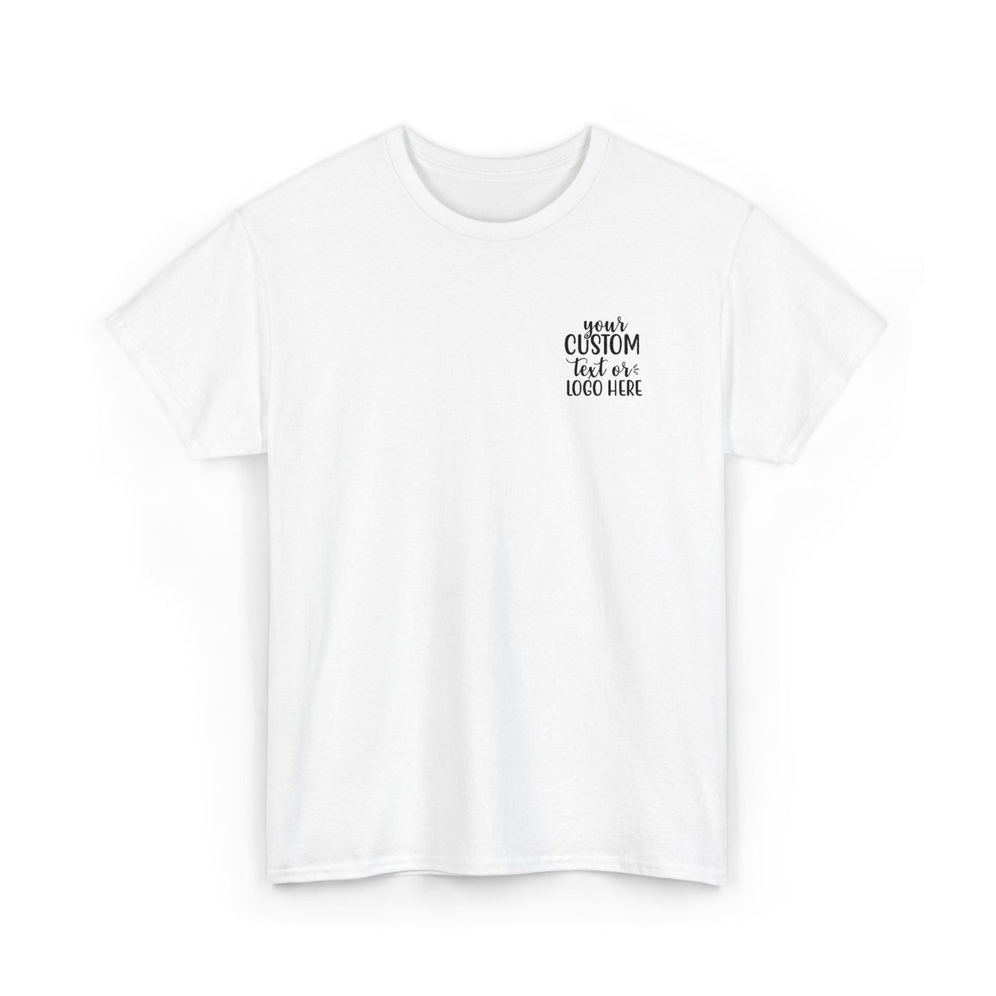 Custom Unisex Heavy Cotton Tee, Personalized T-Shirt, Unique Gift for Him or Her, Casual Wear, Everyday Tee, Graphic Tee Printify