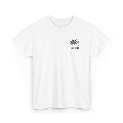 Custom Unisex Heavy Cotton Tee, Personalized T-Shirt, Unique Gift for Him or Her, Casual Wear, Everyday Tee, Graphic Tee Printify