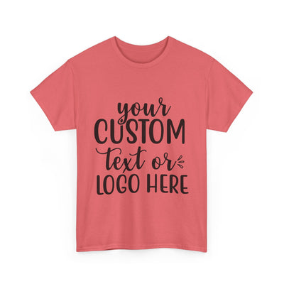 Customizable Unisex Tee with Your Text or Logo, Personalizable Gift, Casual Wear, Graphic Tee, Unique Shirt, Birthday Gift Printify