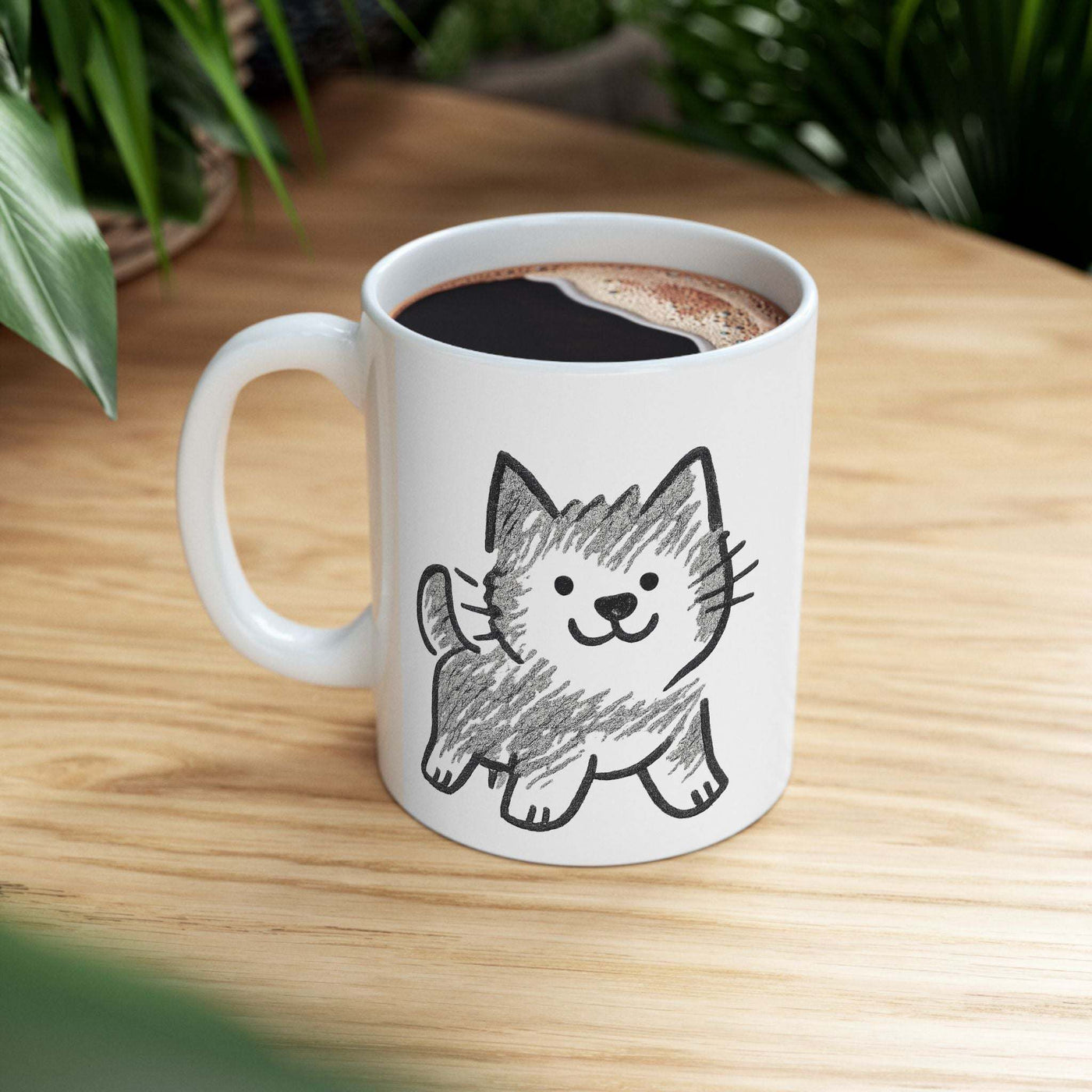 Minimalist Cat Art