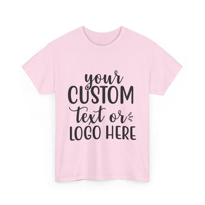 Customizable Unisex Tee with Your Text or Logo, Personalizable Gift, Casual Wear, Graphic Tee, Unique Shirt, Birthday Gift Printify