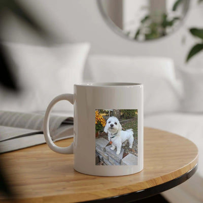 Custom Dog Photo Mug Printify