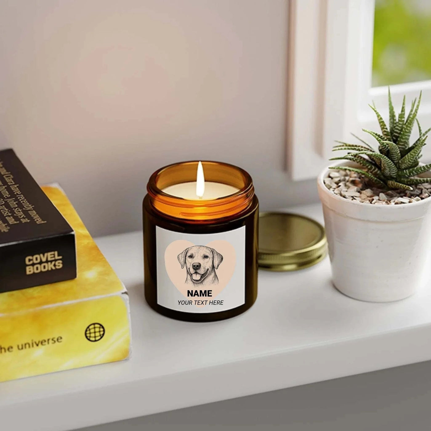 Scented Candles, Coconut Apricot Wax (4oz, 9oz) Printify