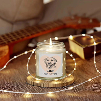 Scented Candles, Coconut Apricot Wax (4oz, 9oz) Printify