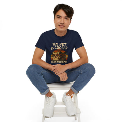 Pet Silhouette Retro Tee Printify