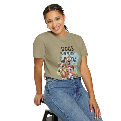 Dog Lovers Unisex T-Shirt, Fun Pet Graphic Tee, Great Gift for Animal Lovers, Casual Wear, Dog-Themed Birthday & Holiday Apparel Printify
