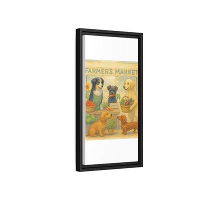 Framed Dog Art Print, Colorful Pet Decor, Animal Lover Gift, Farmhouse Wall Art, Dog Lover Home Decoration Printify