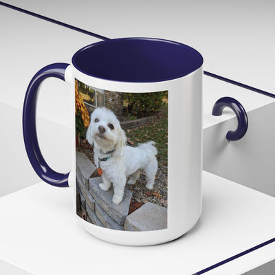 Custom Dog Photo Mug - Personalized Pet Lover Gift, Coffee Cup with Your Pet's Picture, Unique Keepsake for Dog Moms & Dads, Dog Lover Gift, Printify