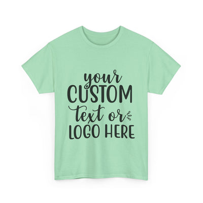 Customizable Unisex Tee with Your Text or Logo, Personalizable Gift, Casual Wear, Graphic Tee, Unique Shirt, Birthday Gift Printify