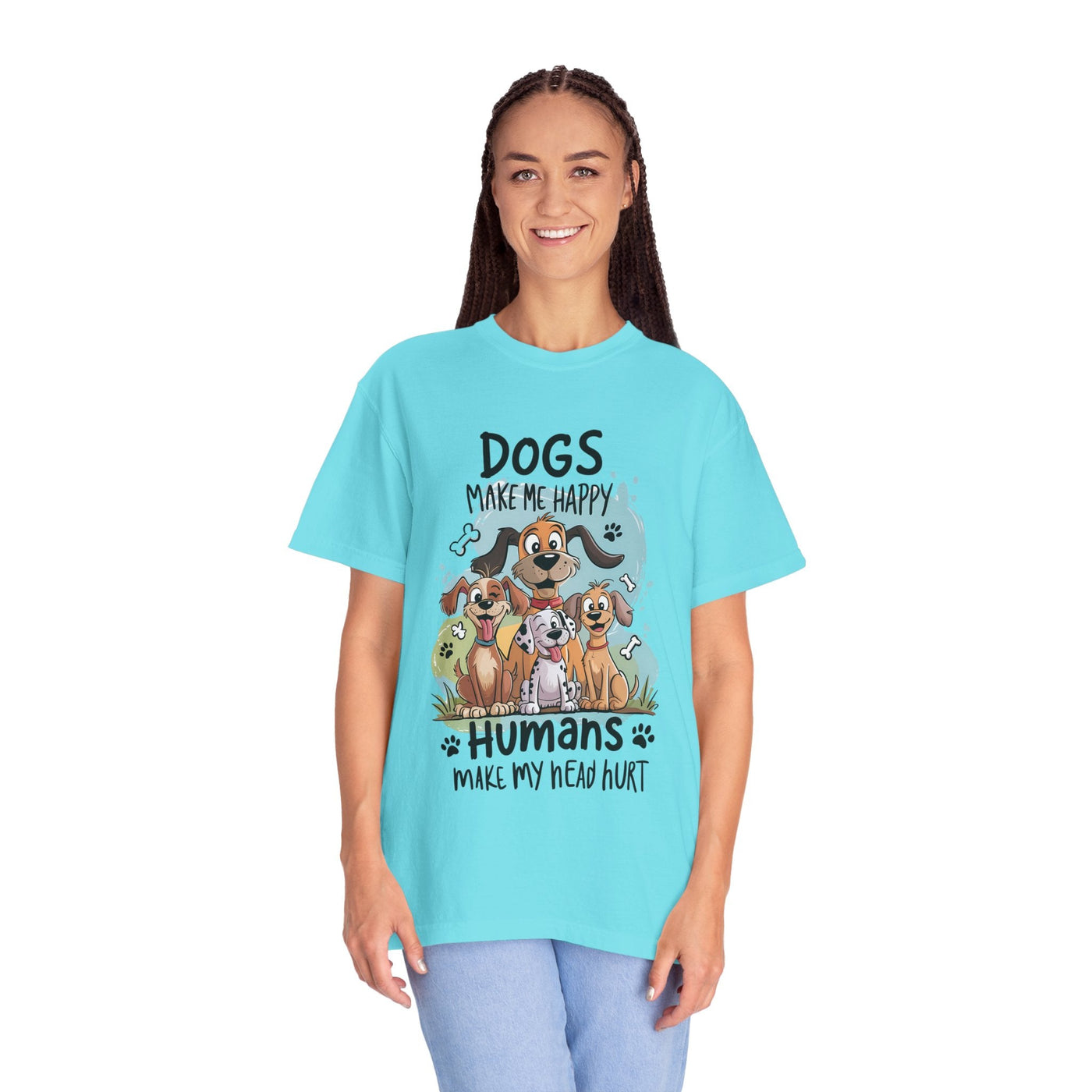 Dog Lovers Unisex T-Shirt, Fun Pet Graphic Tee, Great Gift for Animal Lovers, Casual Wear, Dog-Themed Birthday & Holiday Apparel Printify