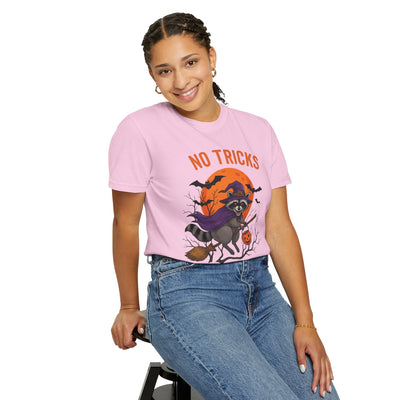 Halloween Raccoon T-shirt, Unisex Tee, Spooky Season Shirt, Autumn Apparel, Trick-or-Treat Costume Printify
